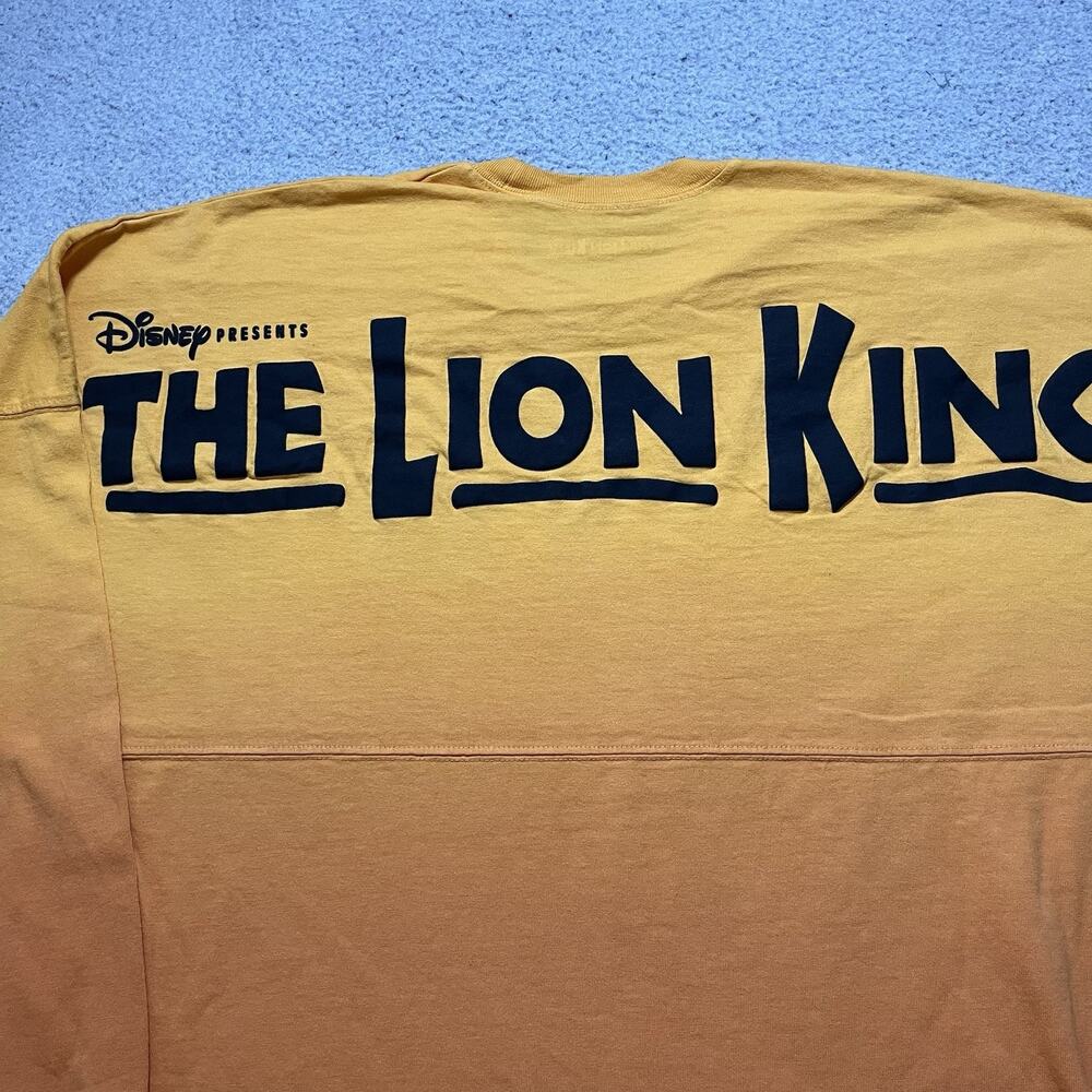 The Lion King Shirt Large Orange Sunset Disney Spirit Jersey Long Sleeve - Picture 8 of 16